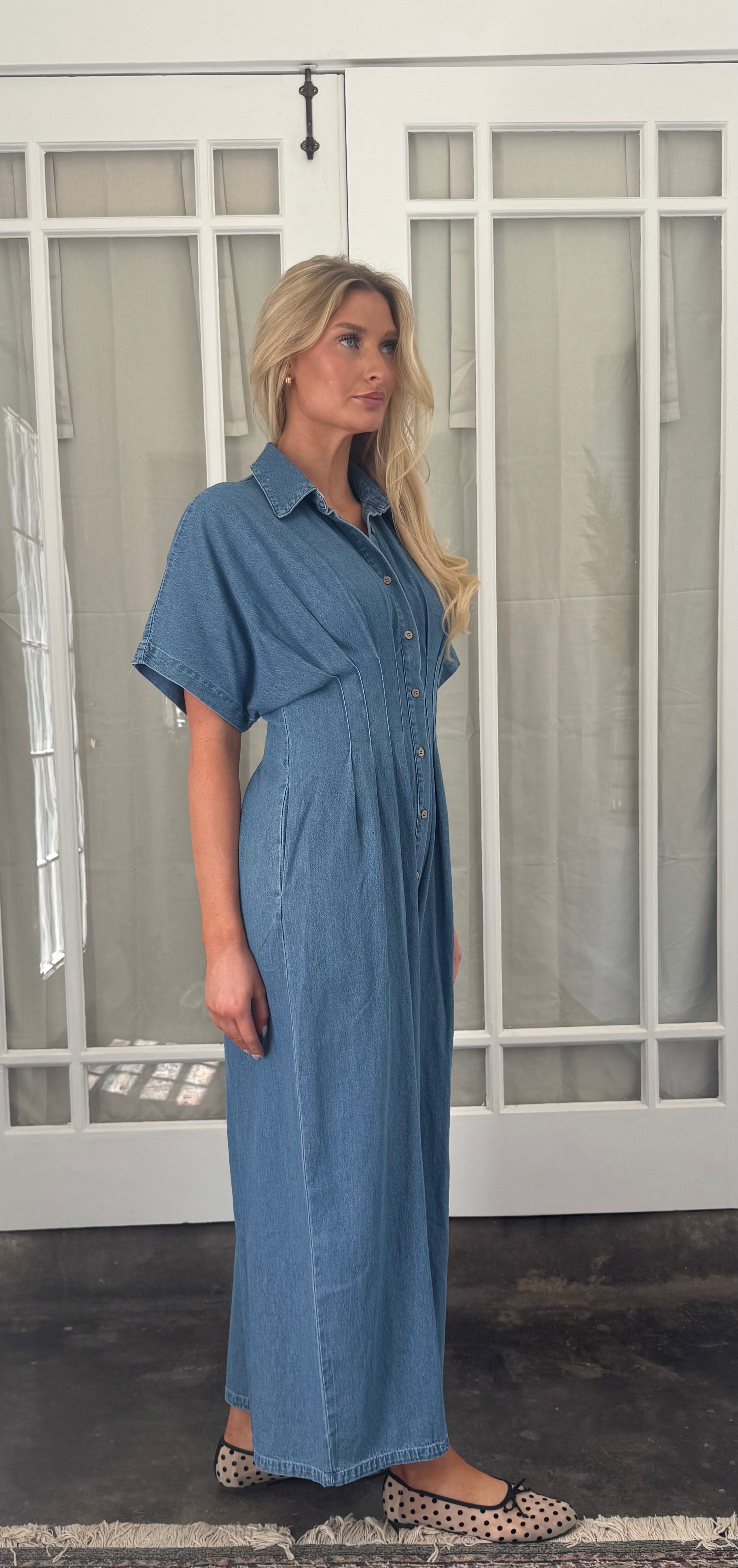 Camden Denim Jumpsuit