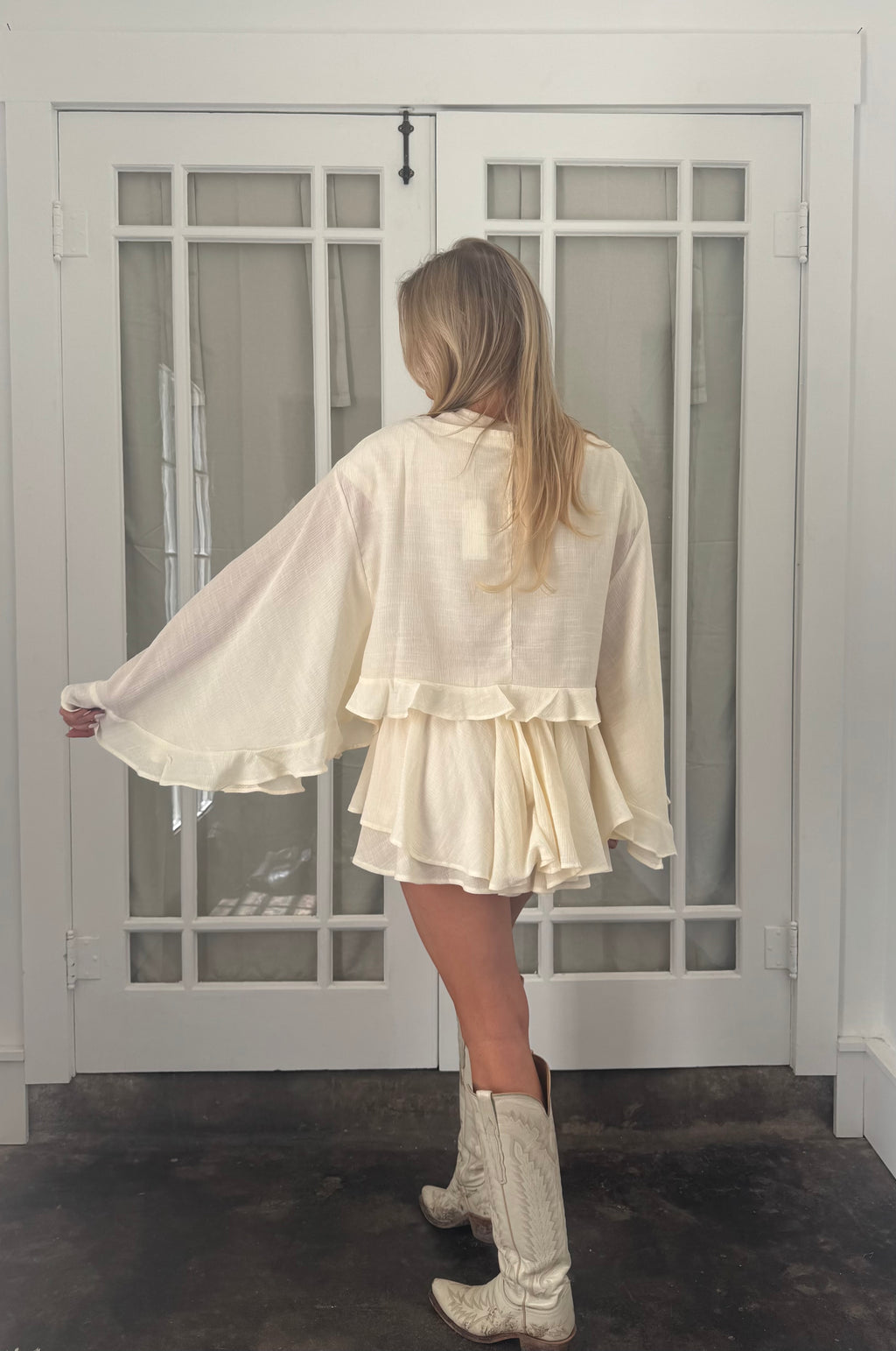 Remi Ruffle Set Ivory