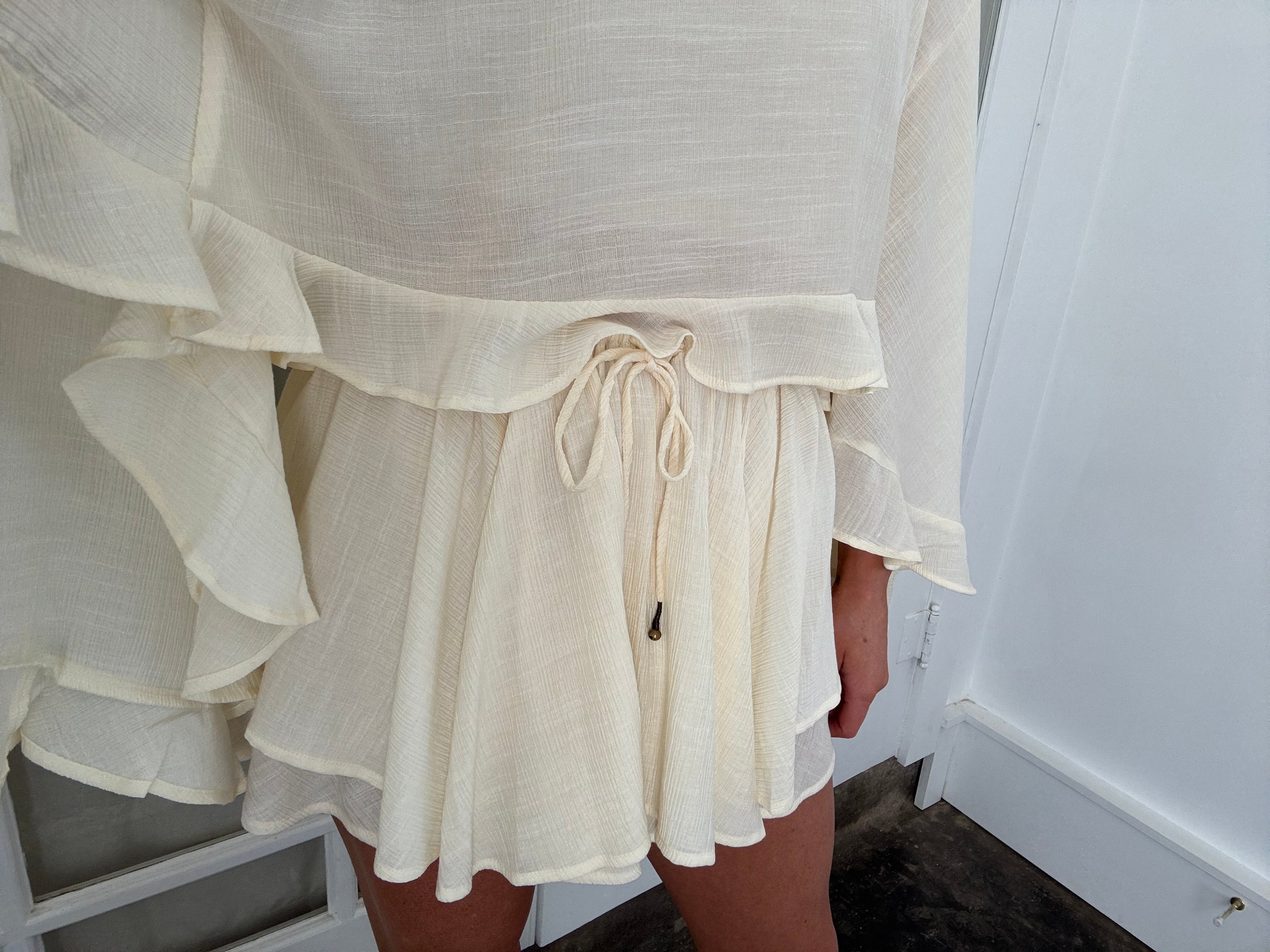 Remi Ruffle Set Ivory